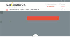 Desktop Screenshot of a24electric.com